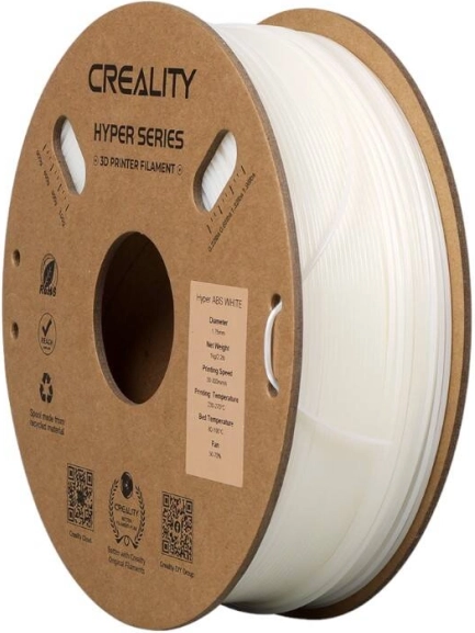Filament creality hyper abs white 1 kg, 1.75 mm
