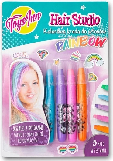 Rainbow matu krītiņi – krāsains matu krīts