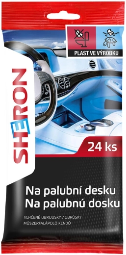 SHERON Dashboard Wipes 24 pcs