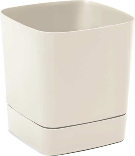 Clima Planter with Saucer 30 × 30 cm Beige