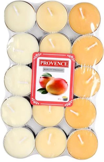 Scented tealight candles Provence mango 30 pcs