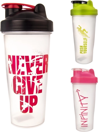 Plastic shaker 700 ml – assorted colors
