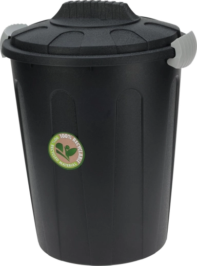 Plastmasas atkritumu tvertne 23 l ar noņemamu vāku