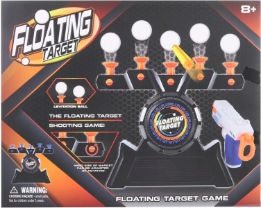 Šaušanas spēle ar levitējošiem mērķiem un pistoli