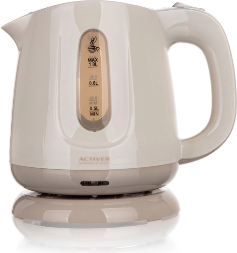 Ātrvārāmā tējkanna Bethy 1 l balti–moka