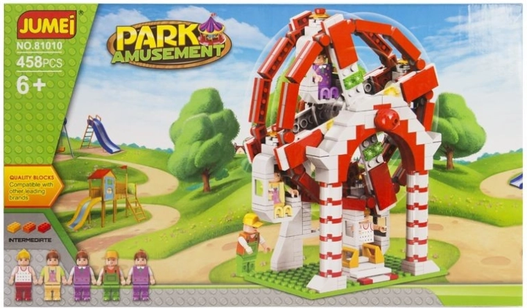 Jumei amusement park building set 458 pieces (47 × 28 cm) - 1 piece