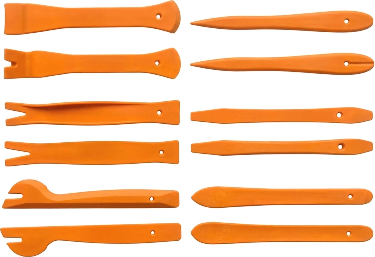 Plastmasas instrumentu komplekts apšuvuma un plastmasas detaļu demontāžai, 6 gab.