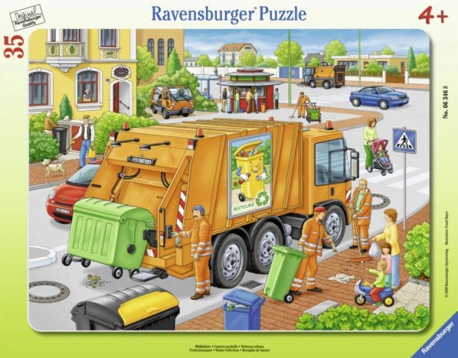 Ravensburger puzle Atkritumu vedēji 35 gabali