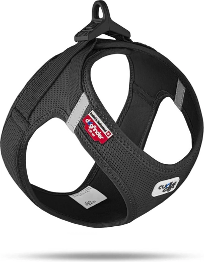 Curli suņu iemaukti Air-Mesh ar sprādzi melni 3XS (1,5–3 kg)
