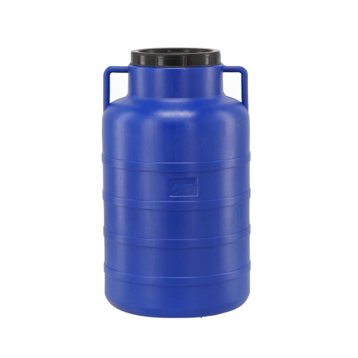 Plastmasas fermentācijas tvertne 60 l ar vāku un rokturiem no HDPE