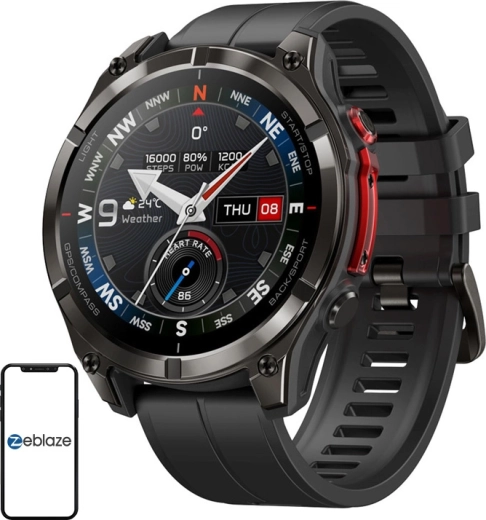 Zeblaze Stratos 4 Pro smart outdoor watch black