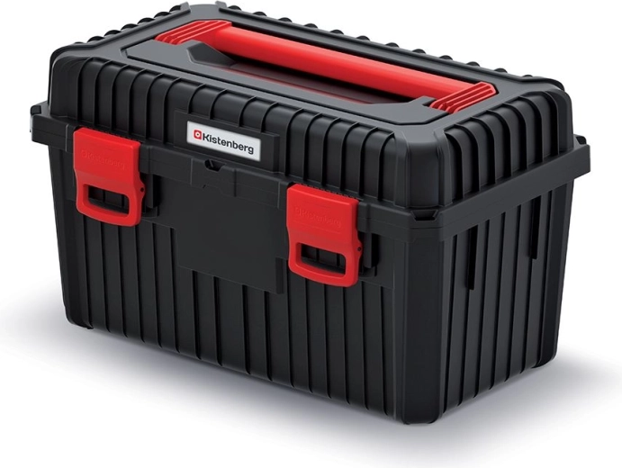 Instrumentu koferis ar izņemamu ieliktni HEAVY, 585 × 360 × 337 mm, melns