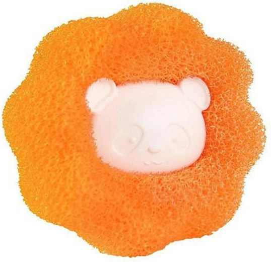 Maģiskā veļas bumba pret pūkām un spalvām – oranža