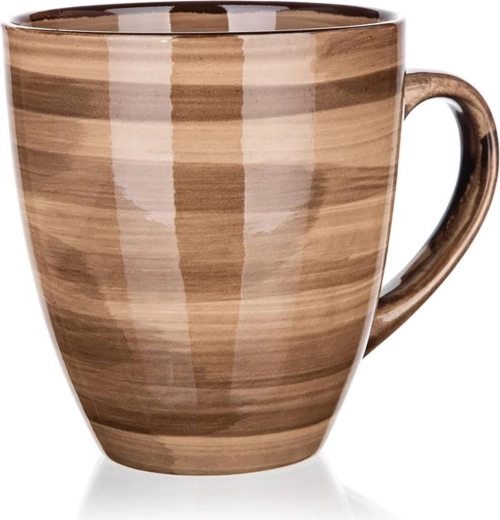 Keramikas krūze 400 ml Palas brūna