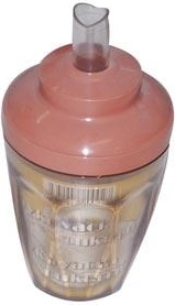 Plastmasas cukura dozators 11 cm, caurspīdīgs