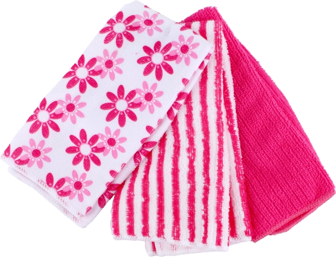 Set of Terry Kitchen Towels, 3 pcs, 30 × 45 cm