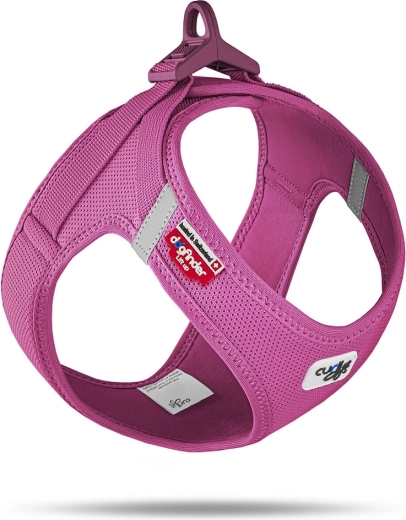 Curli Air-Mesh iemaukti ar sprādzi, fuksijas krāsā, izmērs S (4–7 kg)