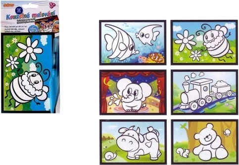 Burvīgā krāsošana ar ūdeni – attēla un otiņas komplekts