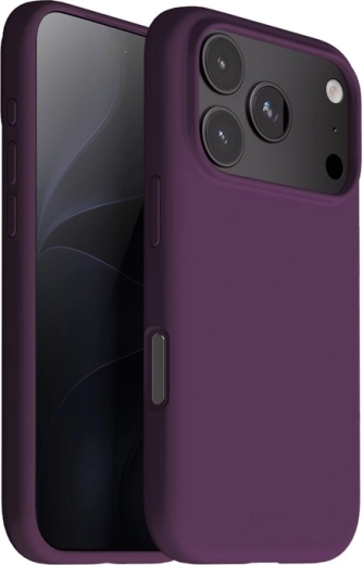 Crong Color Cover Magnetic MagSafe aizsargvāciņš iPhone 18 Pro Max / 17 Pro Max, plūmju krāsā