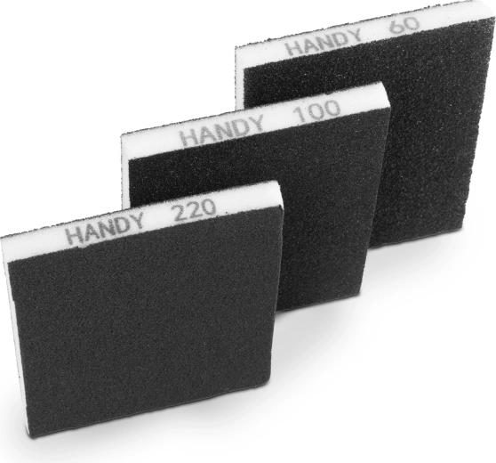 Abrazīvo sūkļu komplekts 125 × 100 × 12 mm, 3 gab.