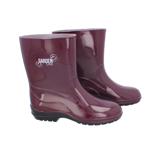 Women's rain boots Kalosze, burgundy, size 40