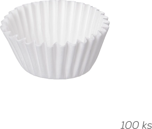 Pastry paper cup 3.1 cm white 100 pcs
