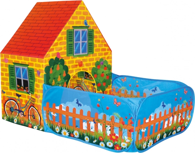 Bino telts namiņš ar dārziņu