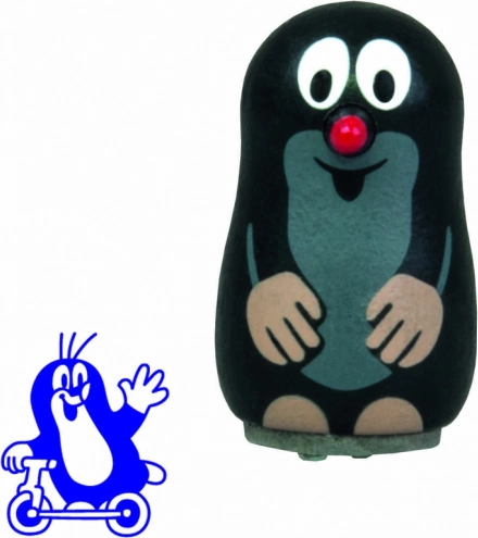 Zīmogs Kurmis uz skrejriteņa