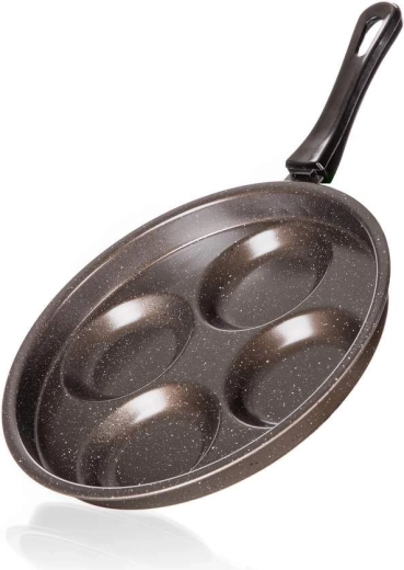 Pankūku panna 24 cm GRANITE Brown ar nepiedegošu pārklājumu