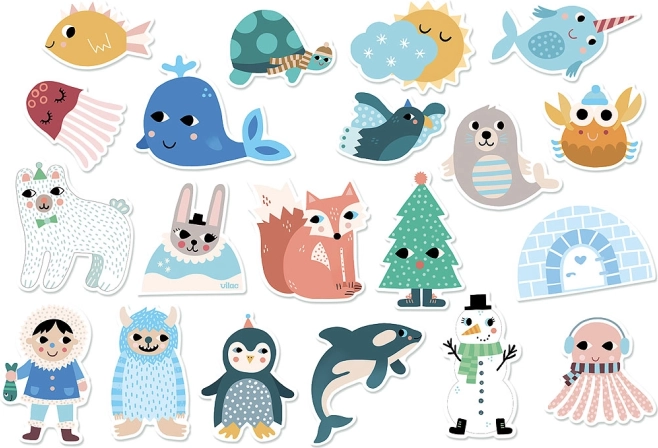 Vilac koka magnētiņi Island