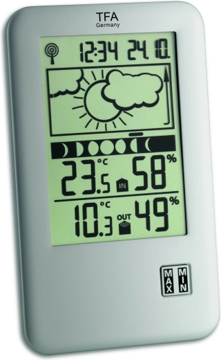Wireless Weather Station TFA Neo Plus, Silver