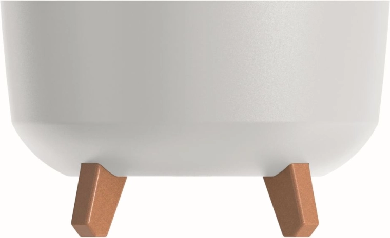 Puķu pods Gracia Low 28,5 cm balts