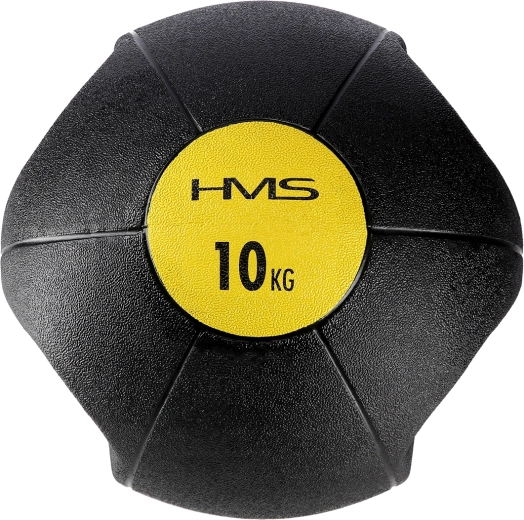 Medicīnas bumba ar rokturiem 10 kg HMS