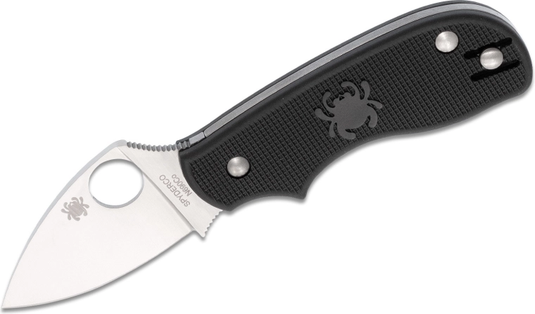 Spyderco Squeak Lightweight kabatas salokāmais nazis 5,1 cm melns FRN