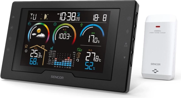 Sencor SWS 8000 Weather Station with Wireless Sensor
