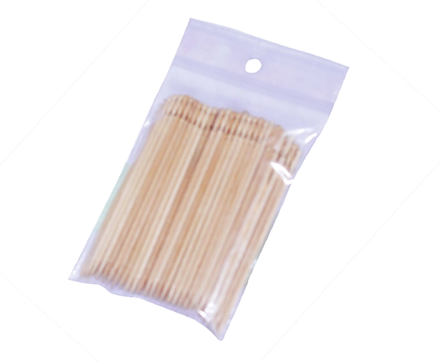 Decorative wooden cocktail picks 6.5 cm (100 pcs)