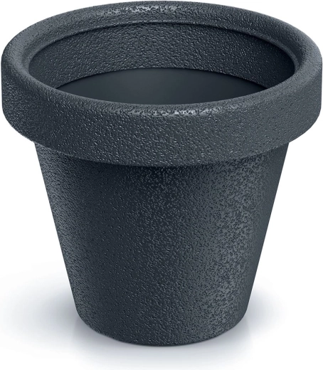 Plastmasas puķu pods Origina 23,8 cm antracīta krāsā