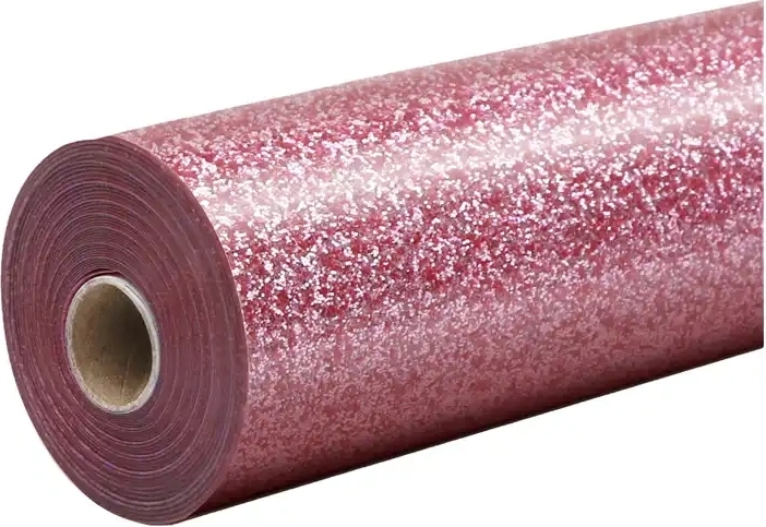 HTVRONT mirdzoša termopārneses plēve 30,5 × 90 cm rozā