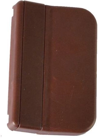 Plastic handle for balcony doors – brown