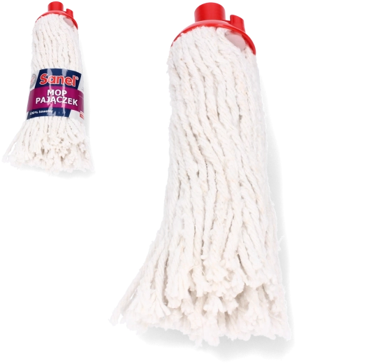 Sanel auklu kokvilnas mops Pajączek 22 cm