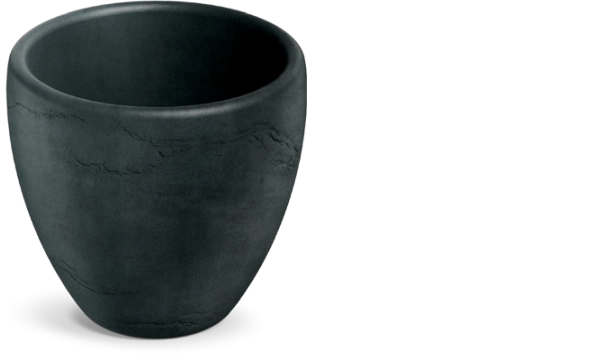 Puķu pods Cano 40 cm tumši pelēks