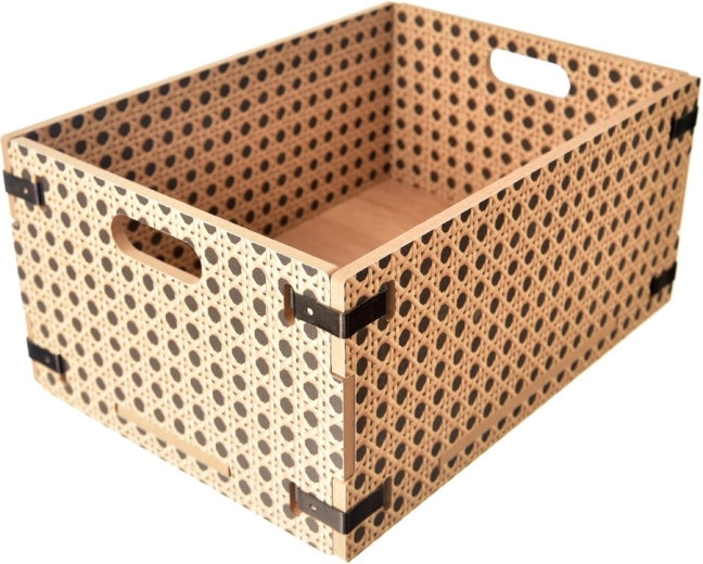 Koka kaste BOHO 35 × 26 × 17 cm
