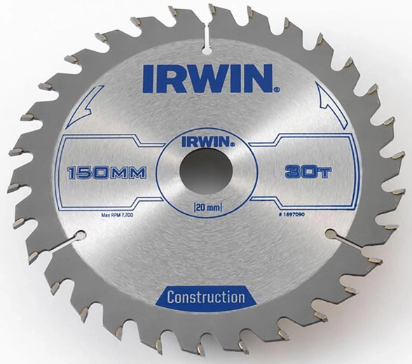 IRWIN zāģa asmens 150 mm, 30 zobi, plāns griezums kokam