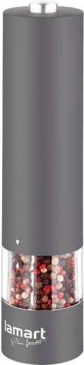 Lamart electric spice, salt and pepper grinder, grey
