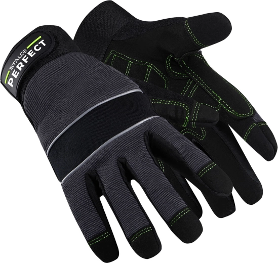 Stalco Soft grip work gloves, size 9