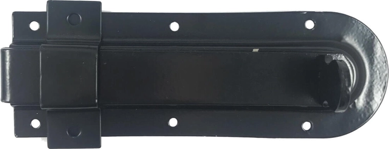 Bolt latch 100 mm black for gates and wickets