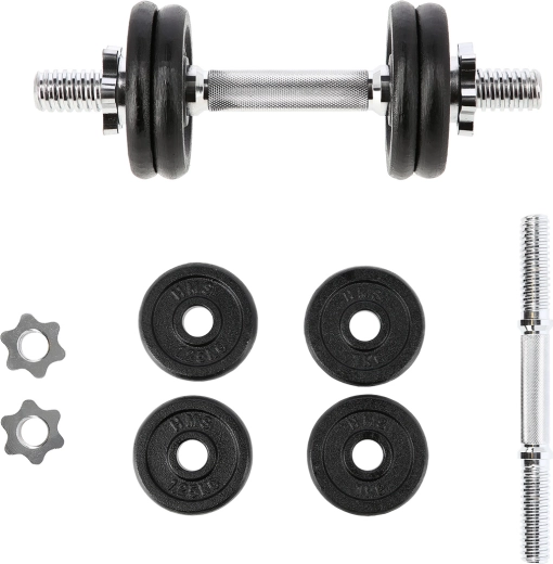 Vienrocīgā saliekamā hanteles stienis HMS SG01, 7 kg