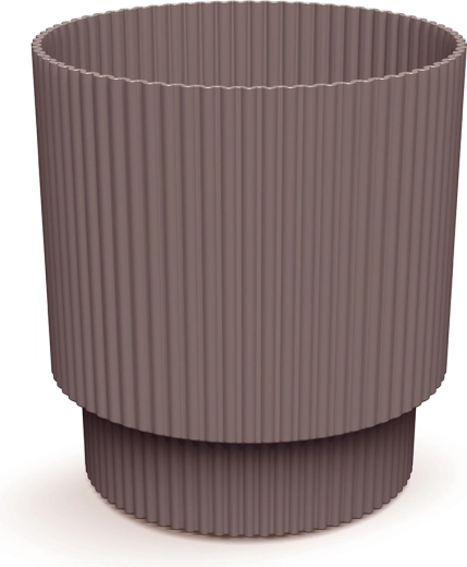 Milly Flower Pot 16.8 cm Marsala – modern plastic planter cover
