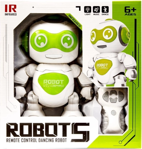 Interactive remote-controlled robot with lights and sounds - 1 piece