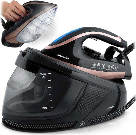 Tvaika ģenerators BERDSEN 3000 W ar keramisko gludināšanas virsmu un 1,5 l tvertni